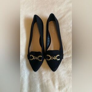 Carvela buckle ballet pump black 9